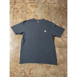 Carhartt Original Fit Black Short Sleeve Pocket T-Shirt Sz XL-Tall